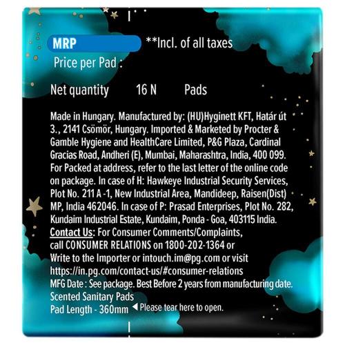 Whisper Ultra Nights Xxl Sanpad pack of 16