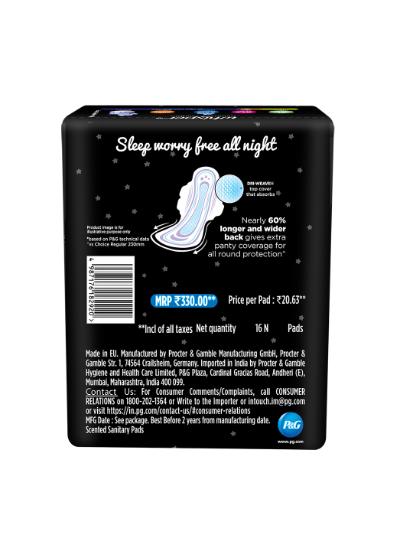 Whisper Ultra Nights Xxl Sanpad pack of 16