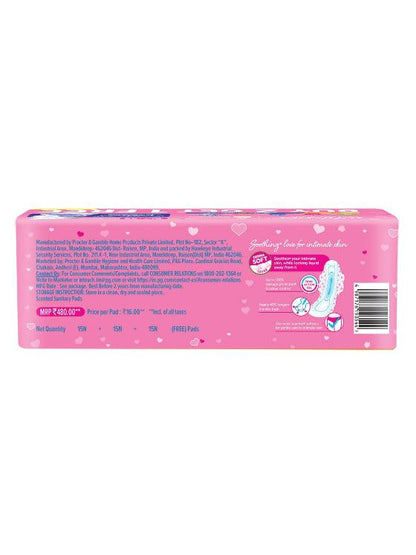 Whisper Ultra Soft Plus San Pad 3x15 pcs