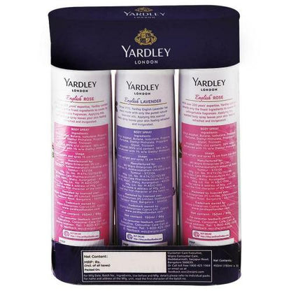 Yardley London Assrtd Gs Deo Women B2G1 150 ml