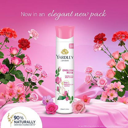 Yardley London English Rose Gas Deo 150 ml