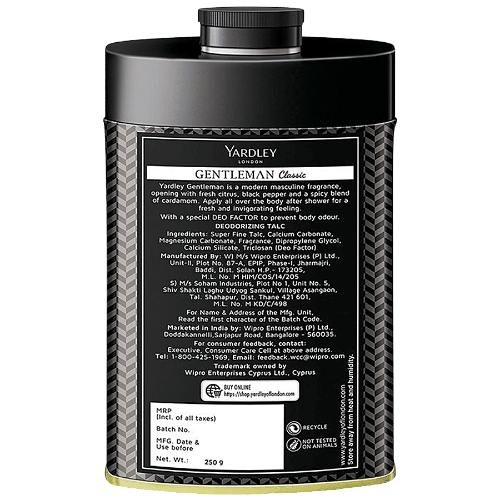 Yardley London Gentleman Talc 250 g