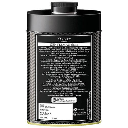 Yardley London Gentleman Talc 250 g