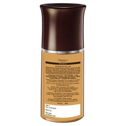 Yardley London Original Roll On 50 ml