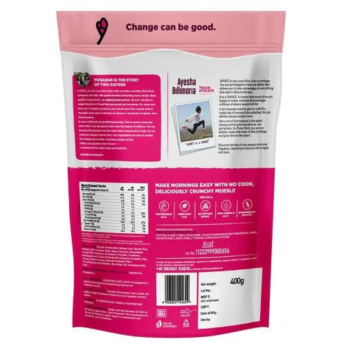 Yogabar Muesli Fruits Nuts & Seeds 400 gm