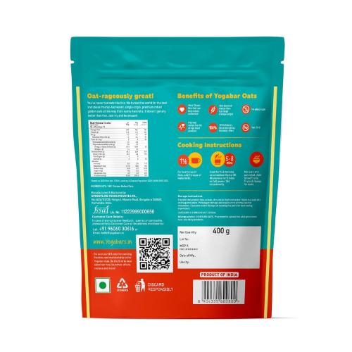 Yogabar Rolled Oats 400 g