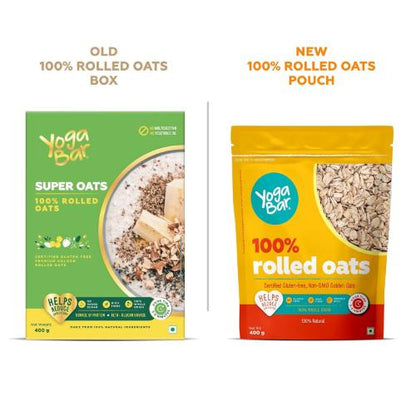 Yogabar Rolled Oats 400 gm