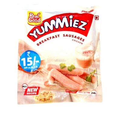 Yummiez Chicken Plain Sausages 250 g