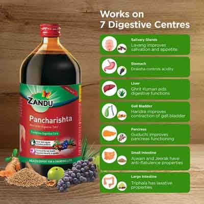 Zandu Pancharishta Ayurvedic Digestive Tonic 450 ml