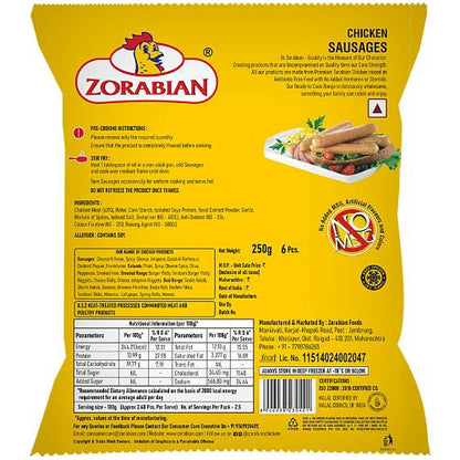 Zorabian Chicken Sausages 250 Gm